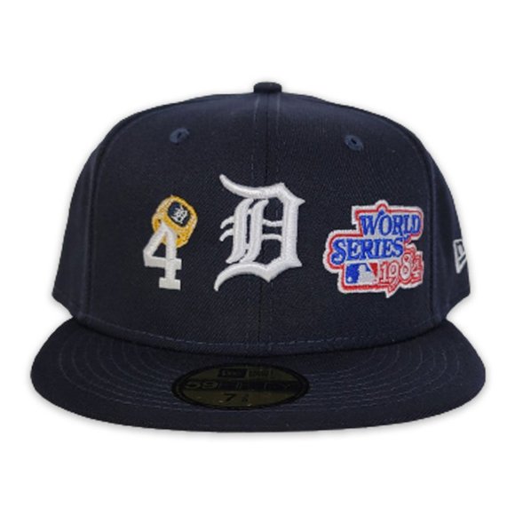 New Era Detroit Tigers Rings & Champions 59FIFTY Fitted Hat - Picture 5 of 11
